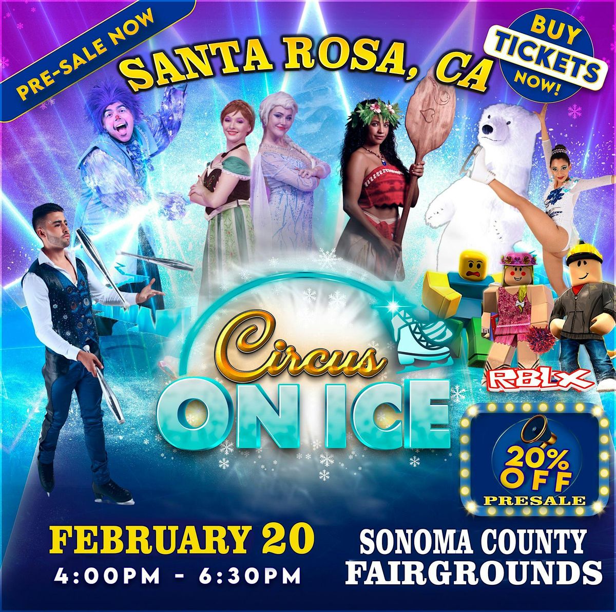 SANTA ROSA, CA - CIRCUS ON ICE