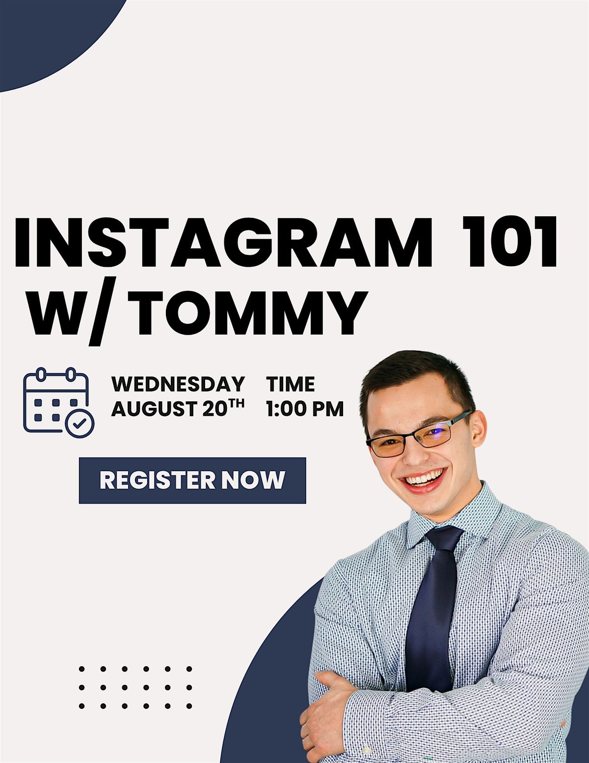 Instagram 101 w\/ Tommy