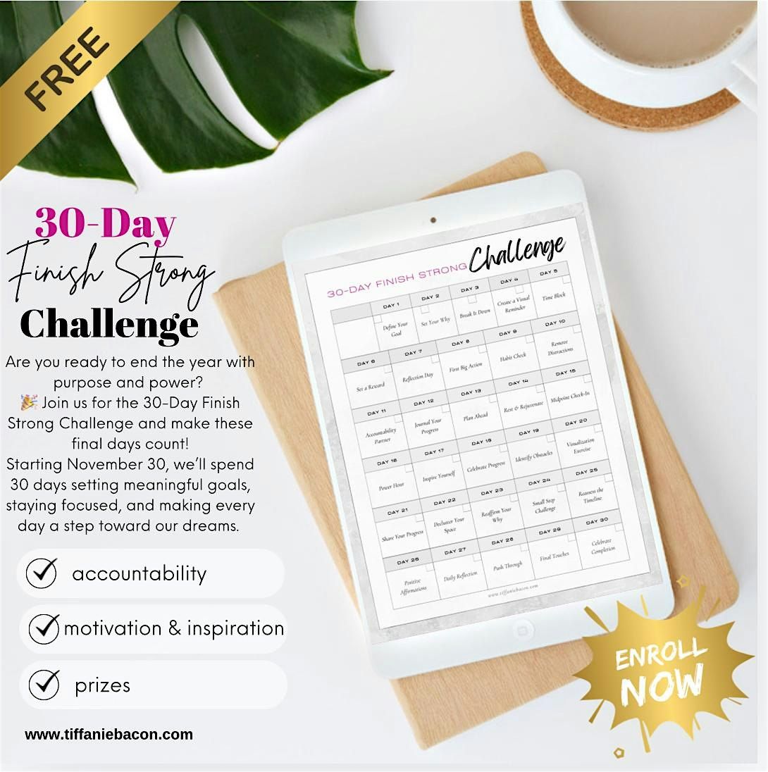 FREE 30-Day Finish Strong Challenge