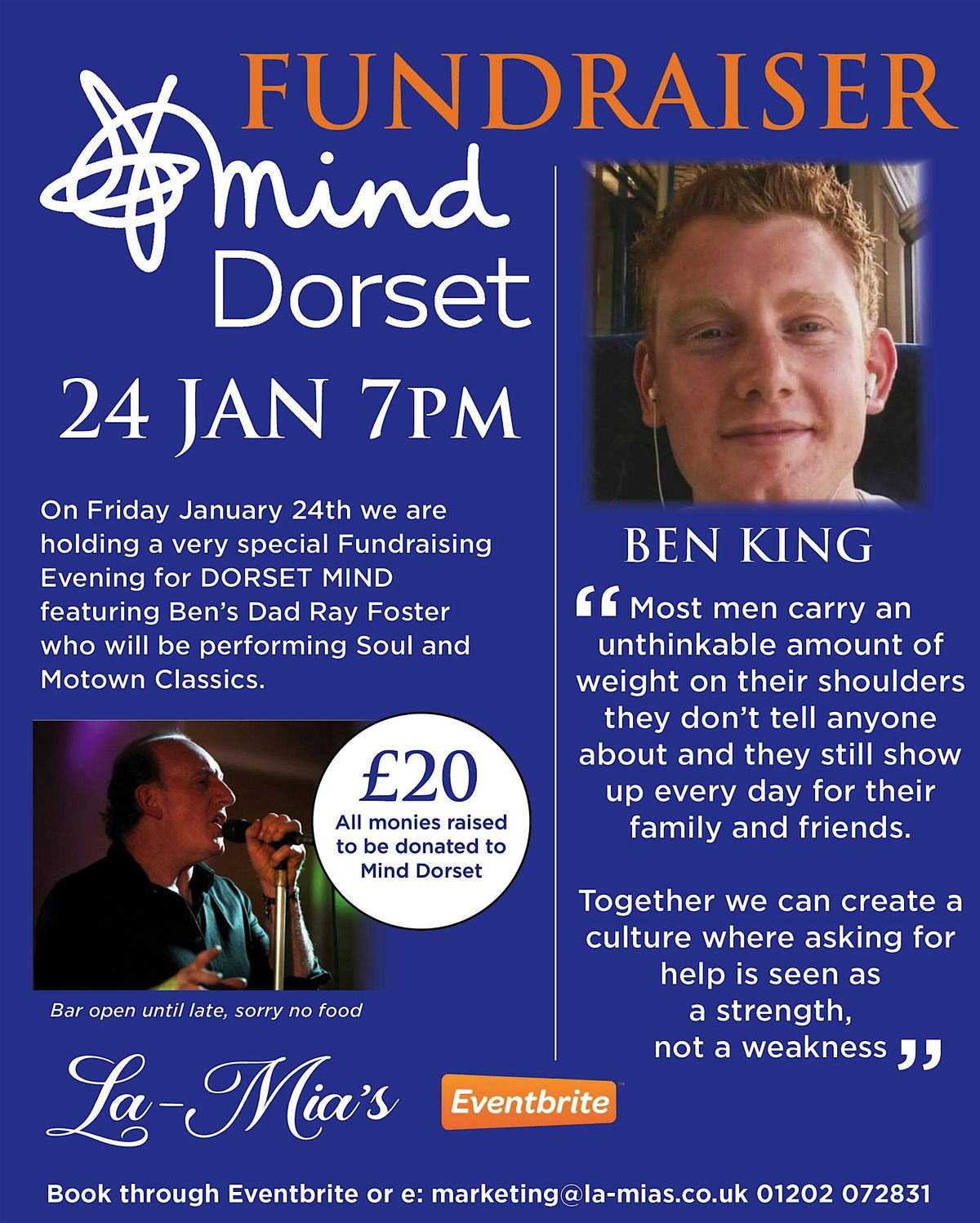 Fundraiser for Dorset Mind