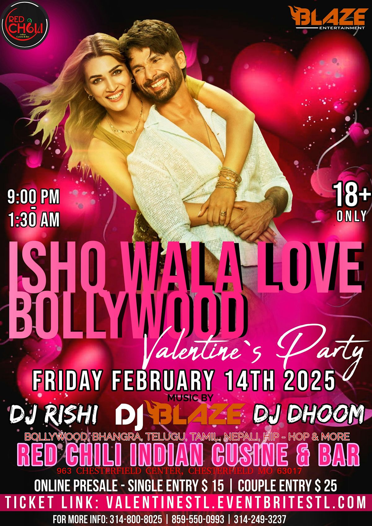 BOLLYWOOD VALENTINE'S PARTY