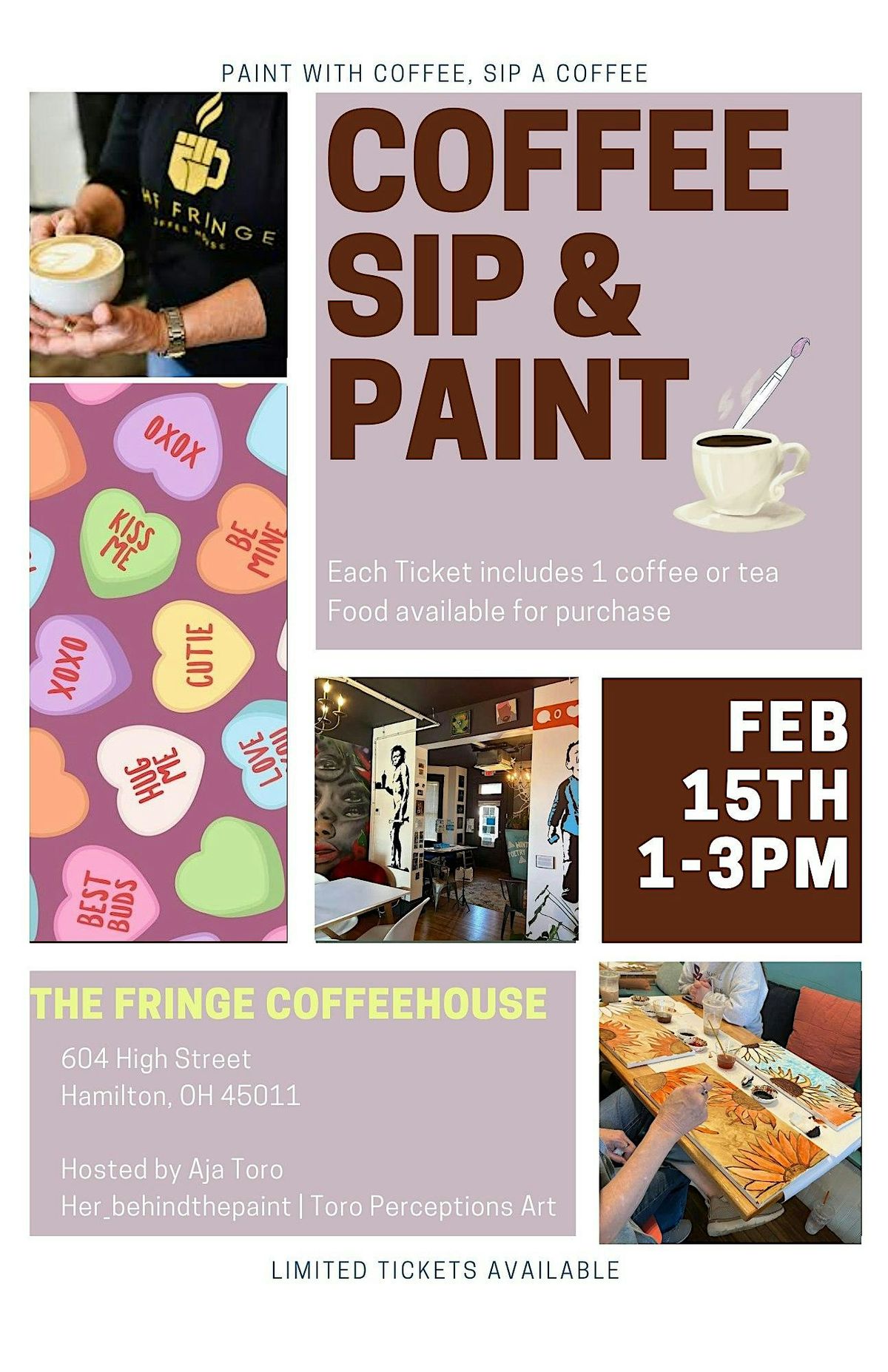 Coffee Sip & Paint Valentines Edition