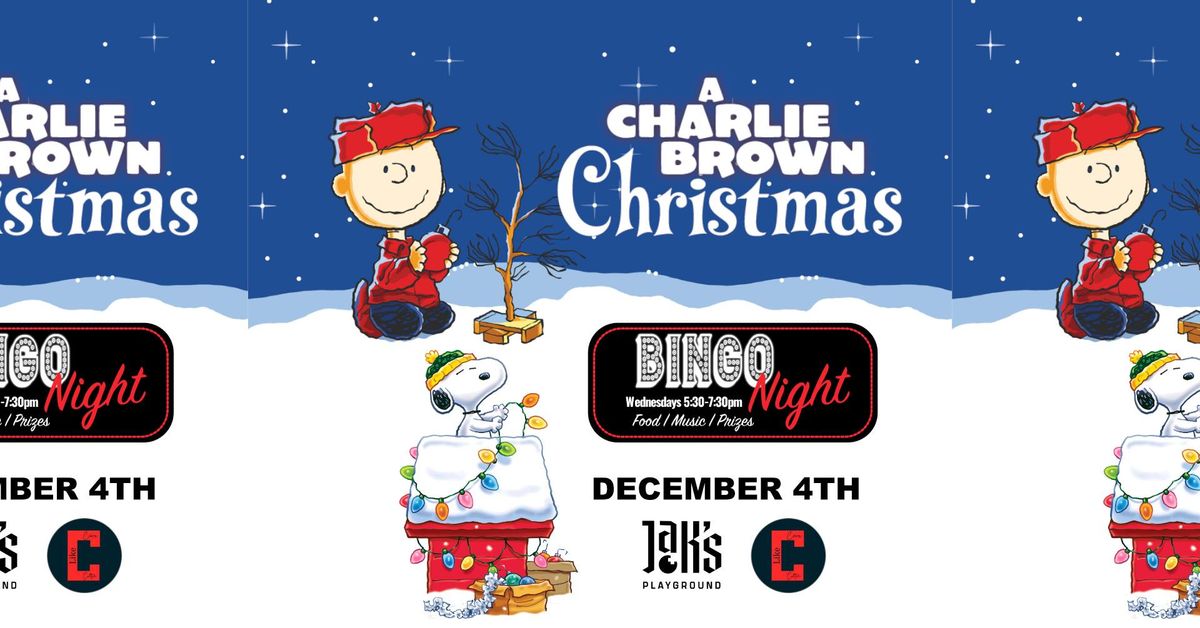 Charlie Brown Christmas Bingo Night & Dinner