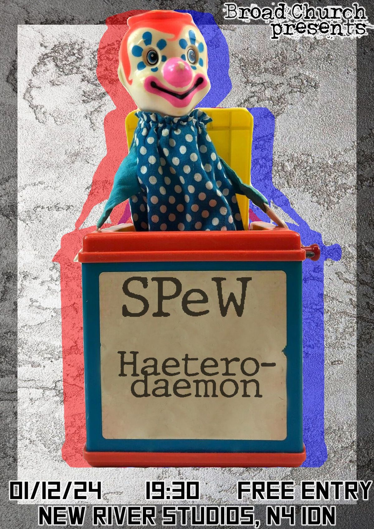 FREE SHOW! Broad Church presents: SPeW, Haeterodaemon