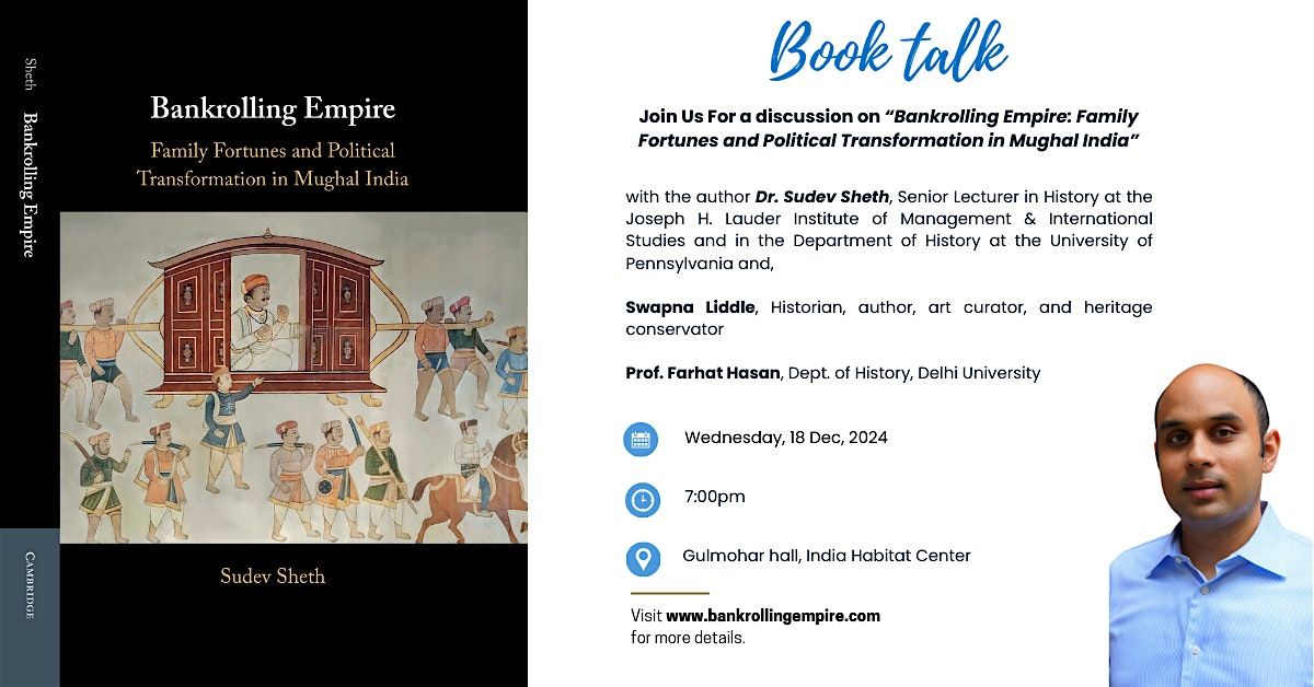 Book Talk on Bankrolling Empire: Family Fortunes & Political Transformation