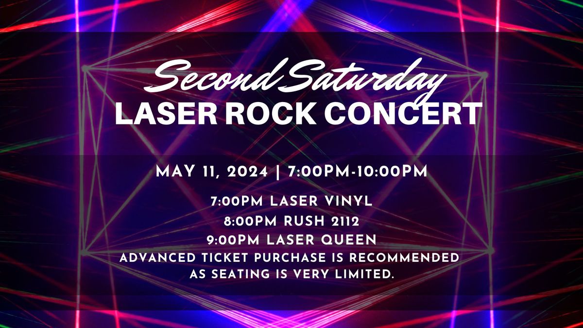 Second Saturday Laser Rock Concerts