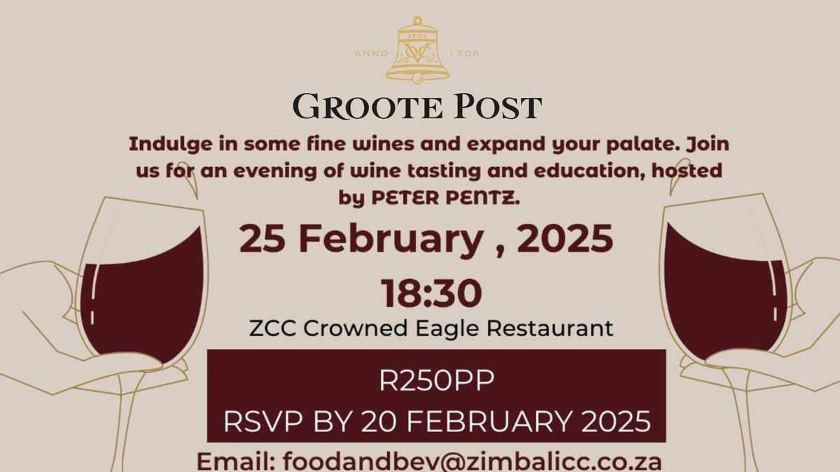 Groote Post Wine Tasting - Zimbali