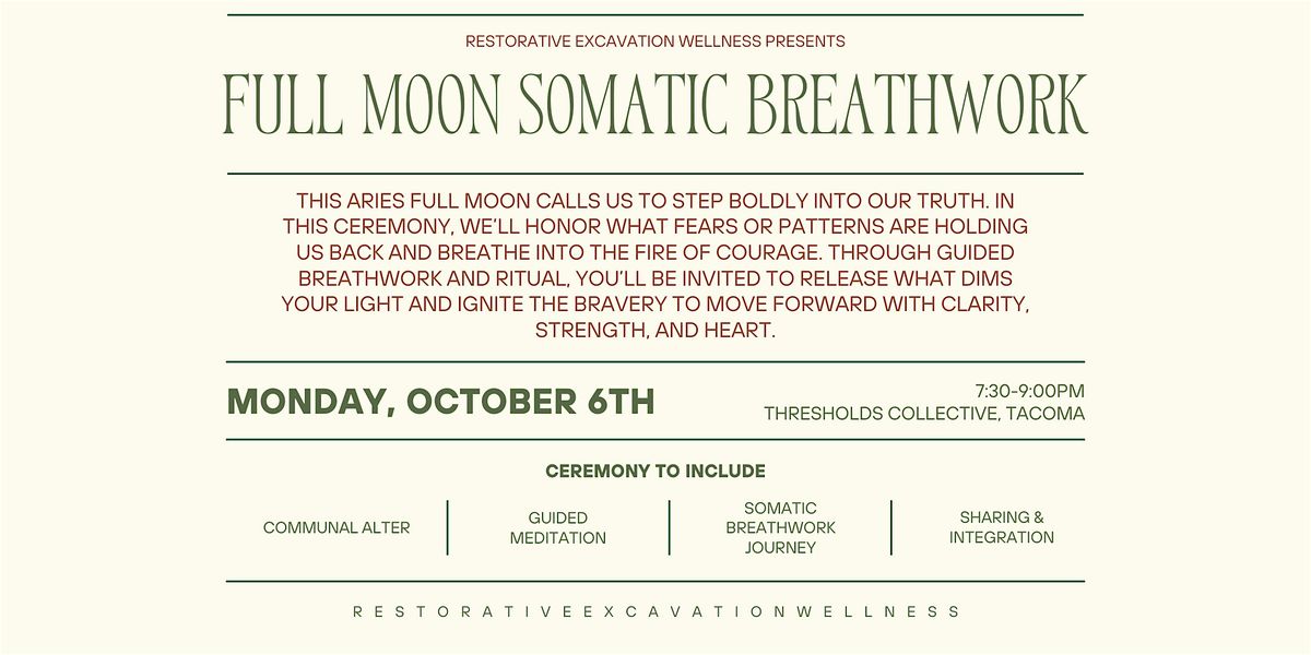 Full Moon Breathwork Ceremony:  Igniting Courage