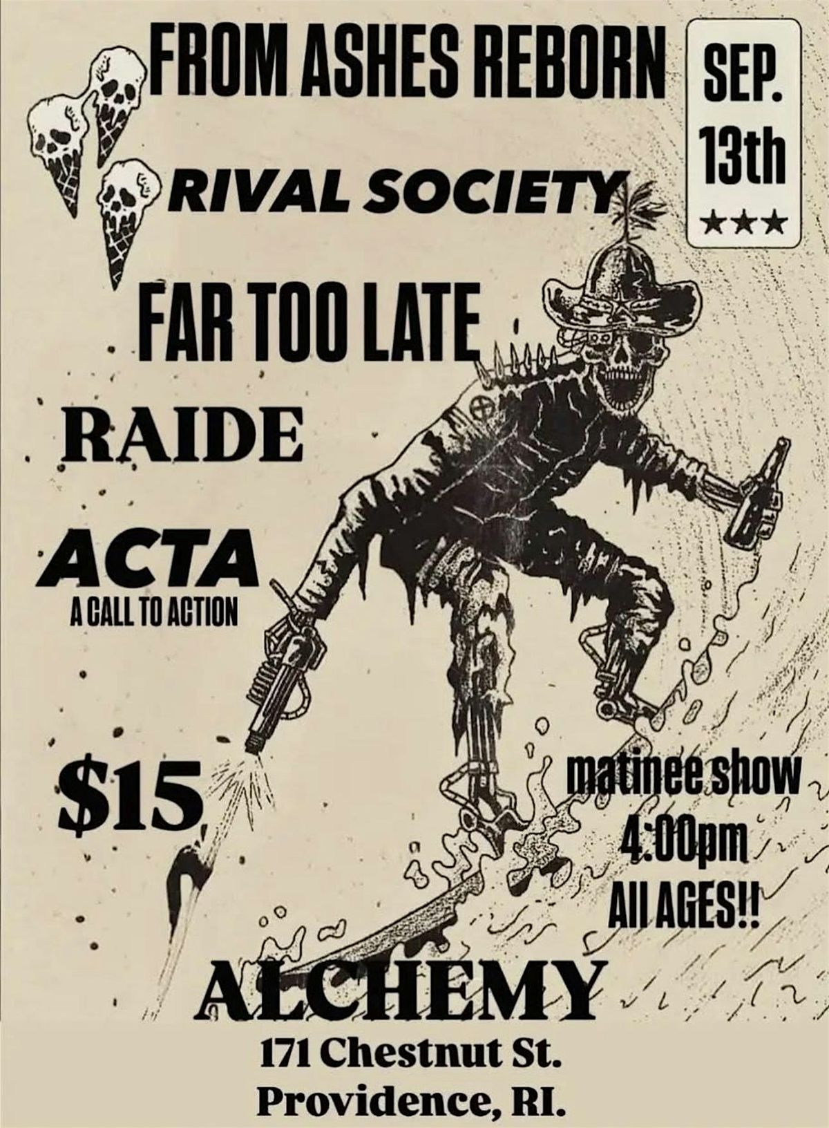 A Call To Action Live at Alchemy