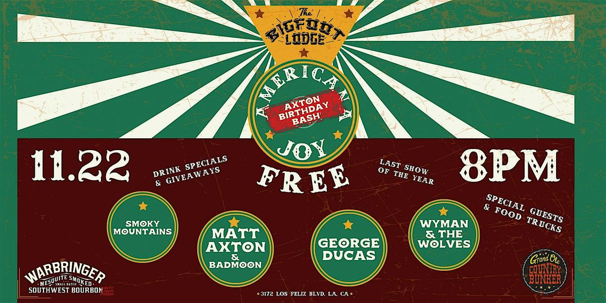 Americana Joy Music Series - FREE  11\/22