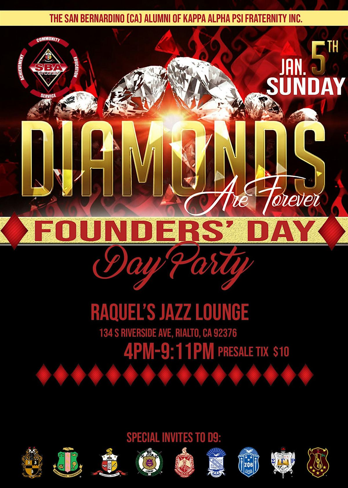 Diamonds are Forever: J5 Founders' Day Party