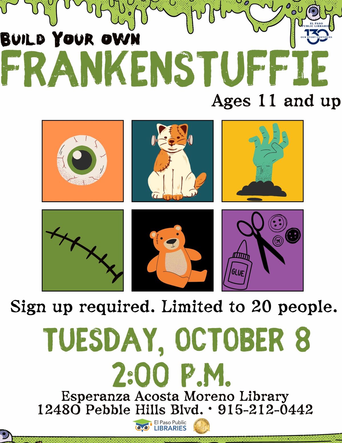 Frankenstuffie Creation Workshop