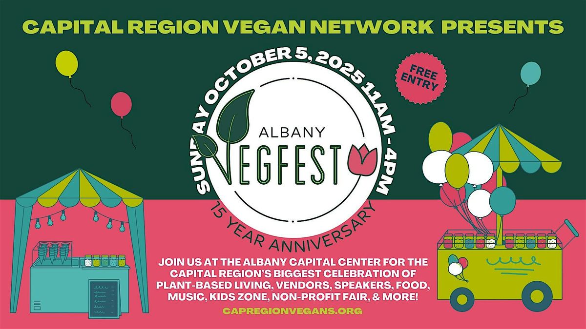 Albany VegFest October 5th FREE