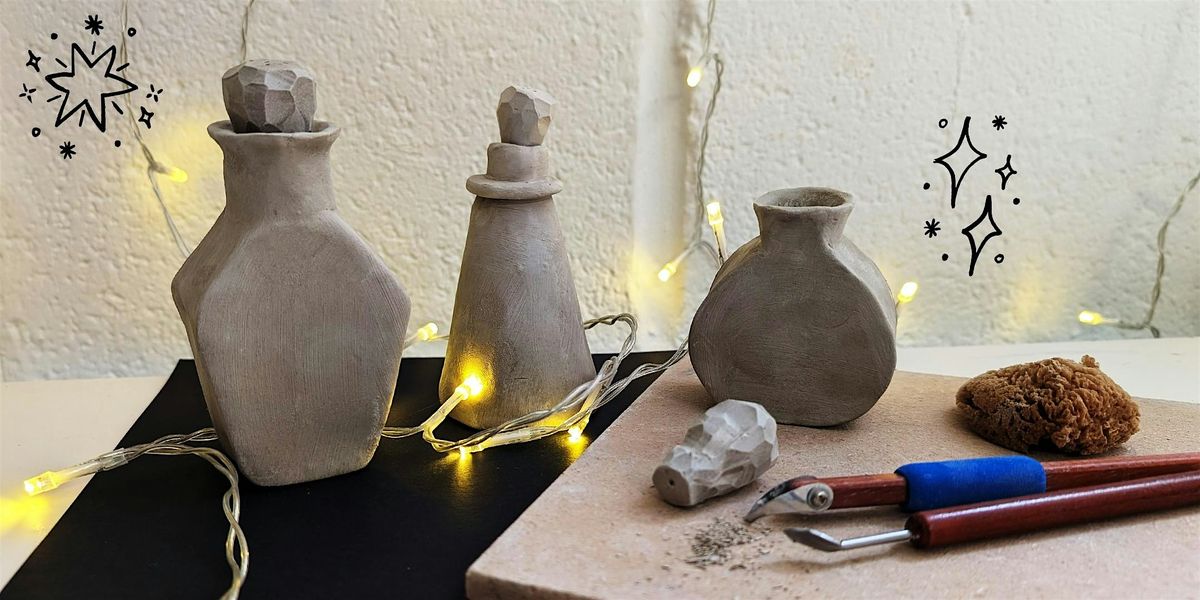 Potion Bottles Pottery Class - BYOB