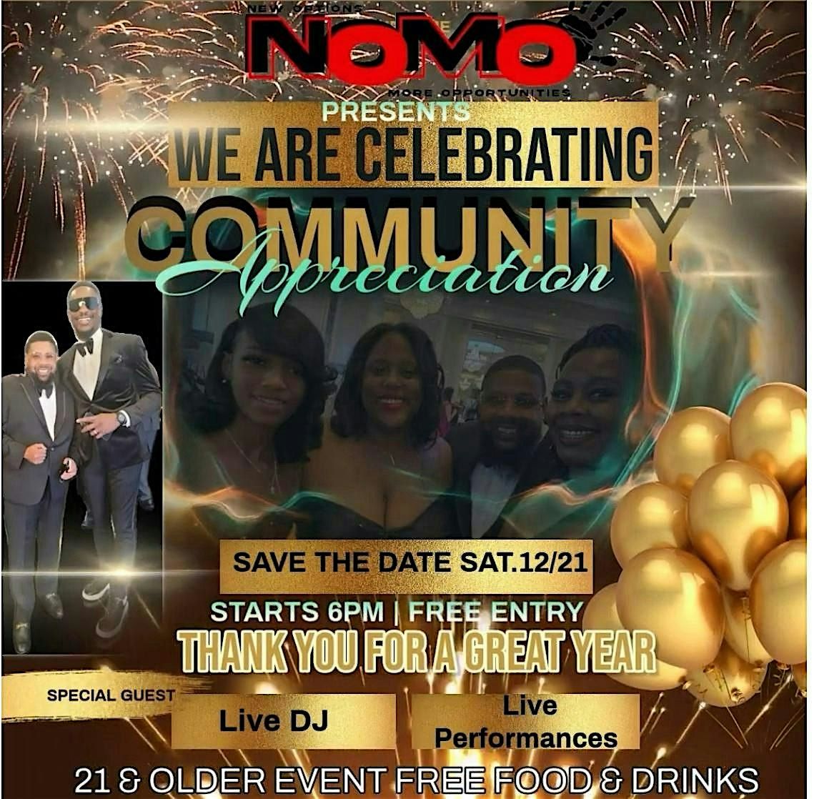 NOMO COMMUNITY APPRECIATION