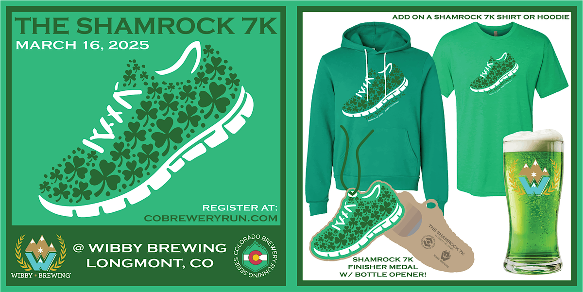 The Shamrock 7k @ Wibby Brewing | 2025 CO Brewery Running Series