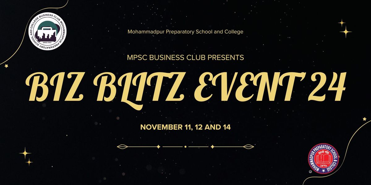 BIZ BLITZ EVENT'24 (INTRA)