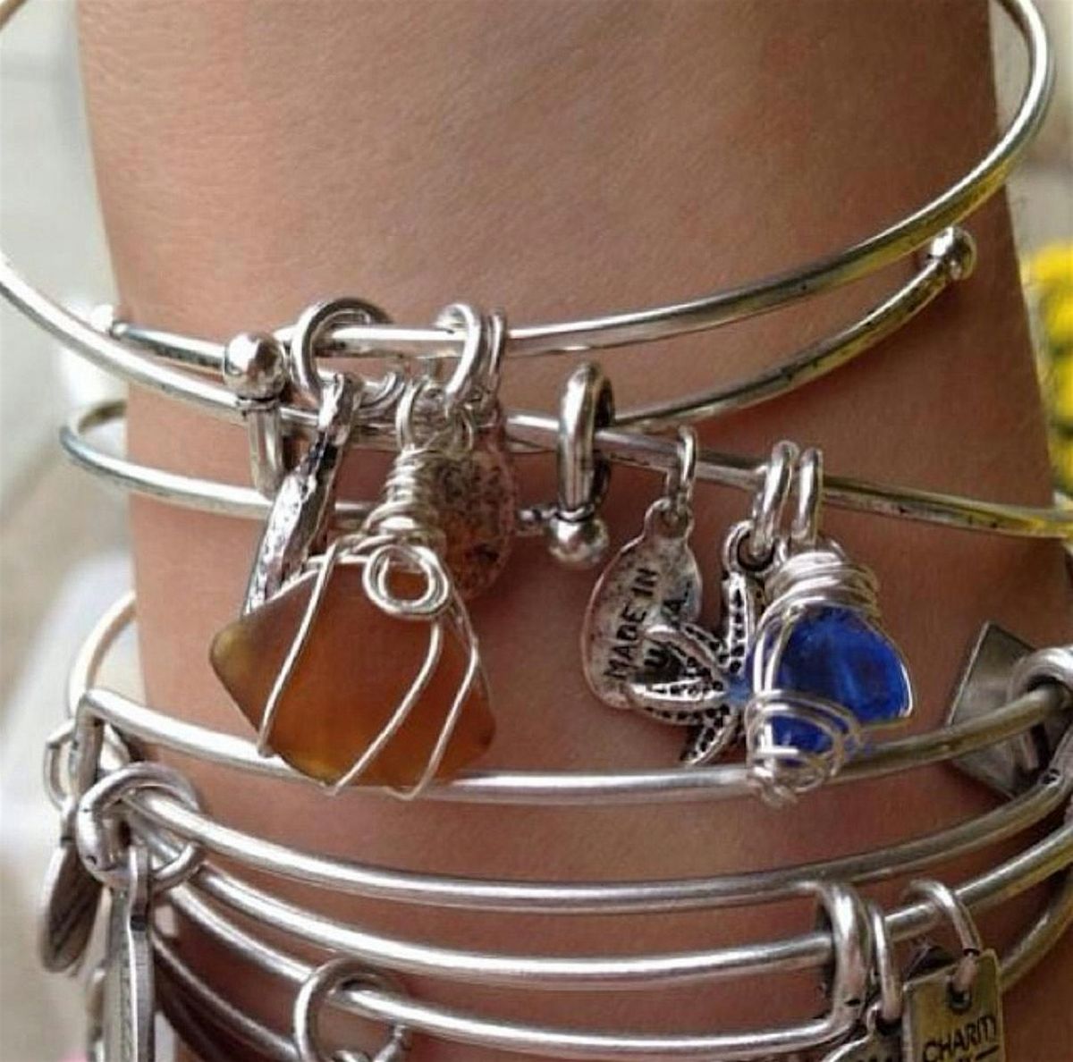 New! Sea Glass Folk Bracelet Workshop