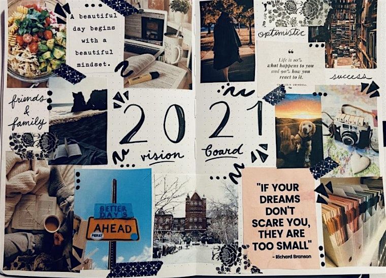 Vision Board Collaging Drop In