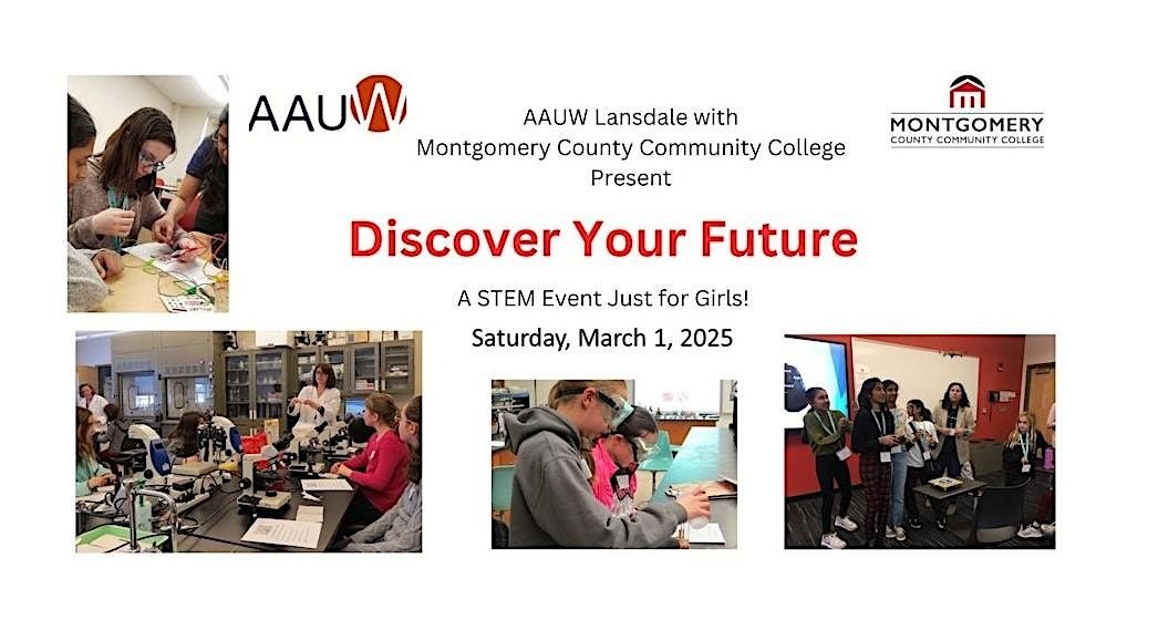 STEM Just for Girls!  Grades 5 to 8.  Discover Your Future