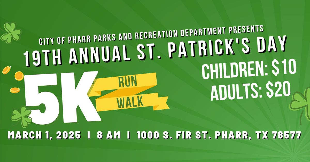 19th Annual St. Patrick's Day 5K