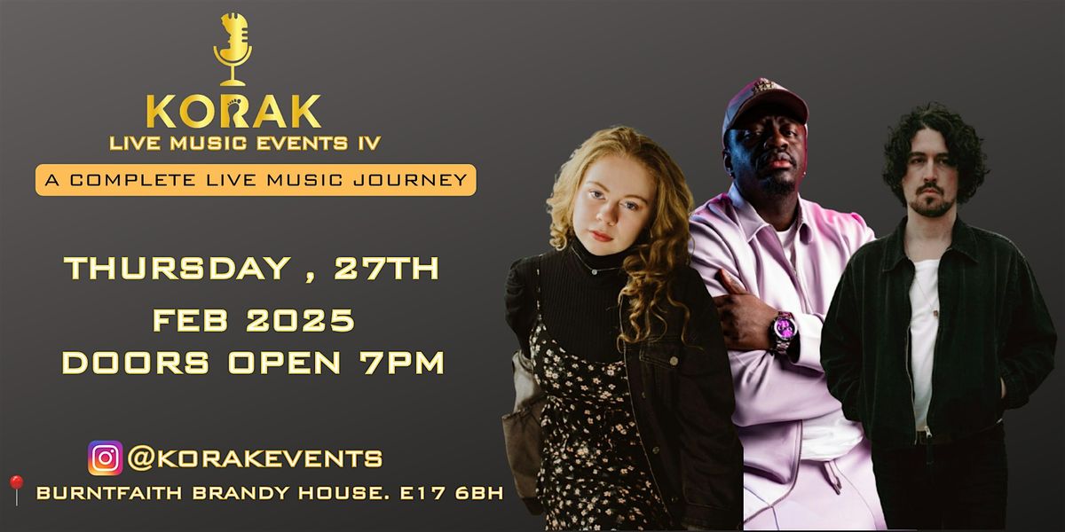 Korak Music Events IV - A Complete Live Music Journey