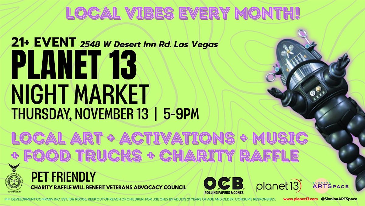 Nov 13 Planet 13 Night Market