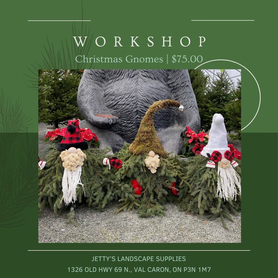 Christmas Gnome Workshop