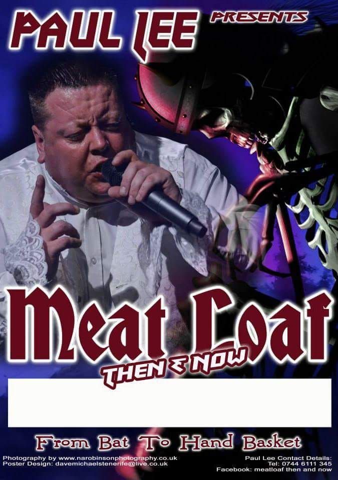 MEATLOAF TRIBUTE PAUL LEE TICKETS \u00a35