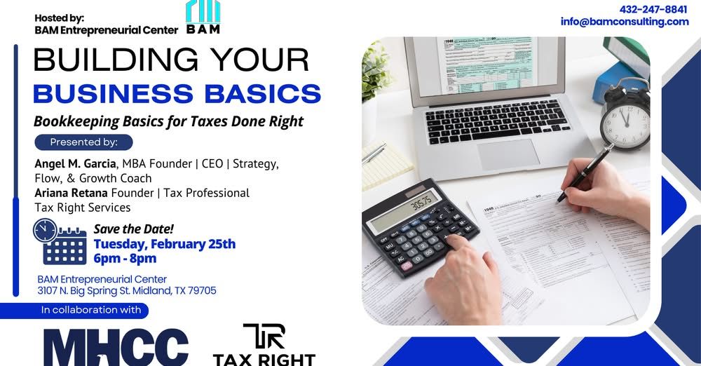 Building Your Business Basics - Bookkeeping Basics for Taxes Done Right!