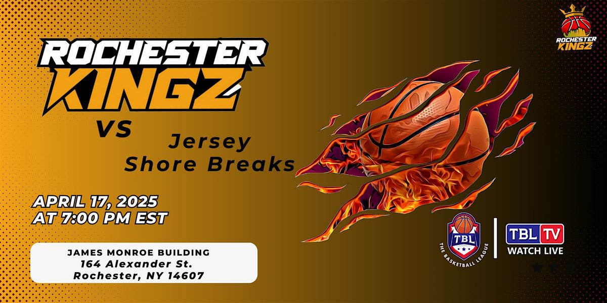 Rochester Kingz Vs Jersey Shore Breaks- HOME GAME