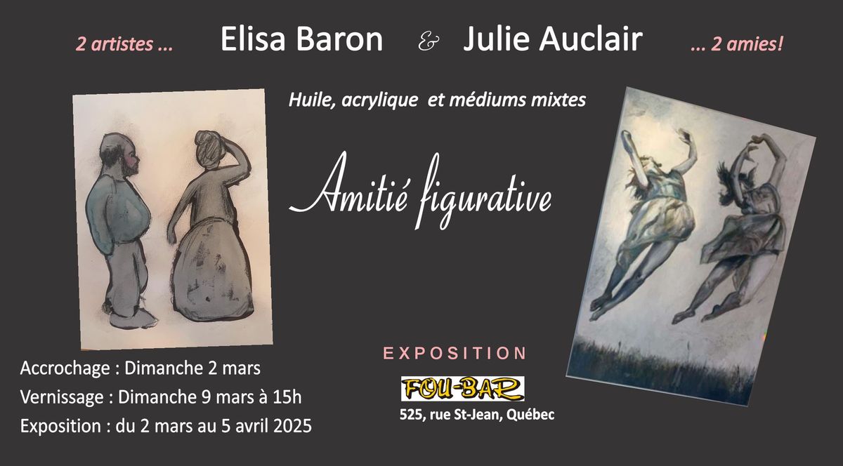 Exposition \u00c9LISA BARON & JULIE AUCLAIR 