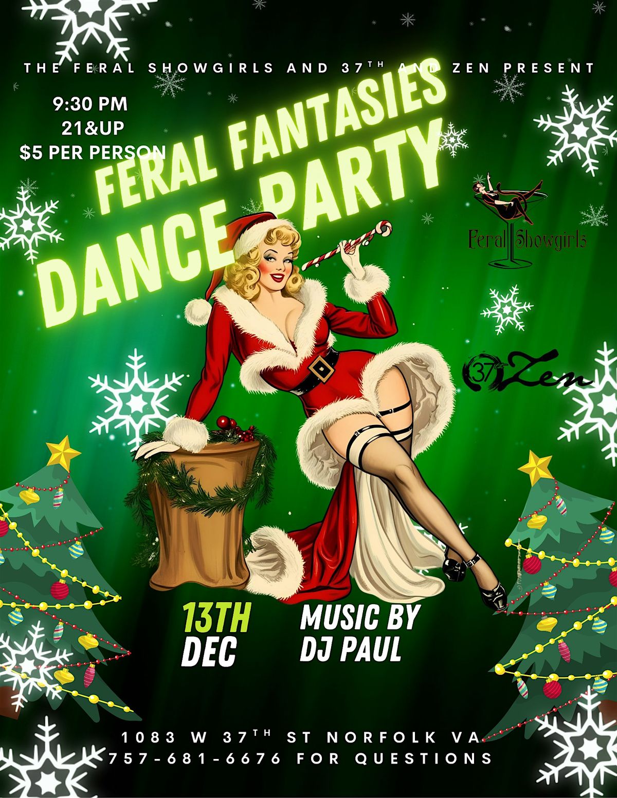 Feral Fantasies Dance Party with DJ Paul!