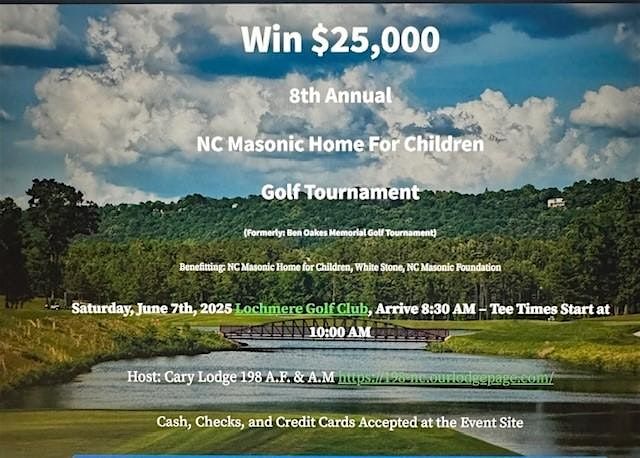 NC Masonic Home for Children Golf Tournament