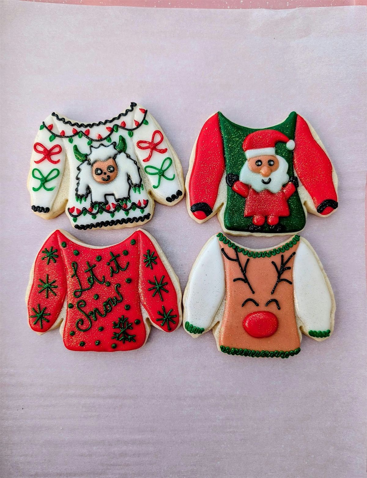 Christmas Sweater Cookie Decorating Class & Milkshakes!