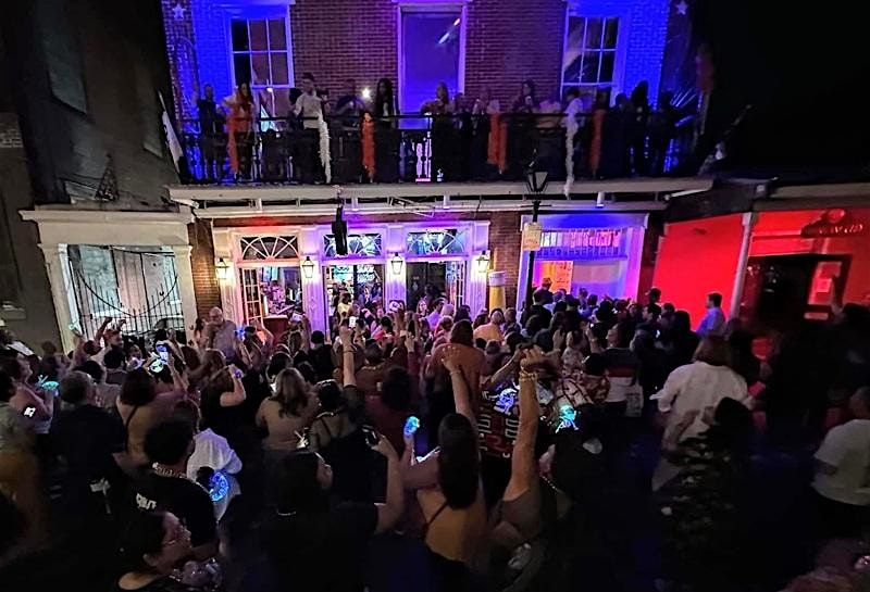 New Years Eve Balcony Party on Bourbon Street at PROHIBITION