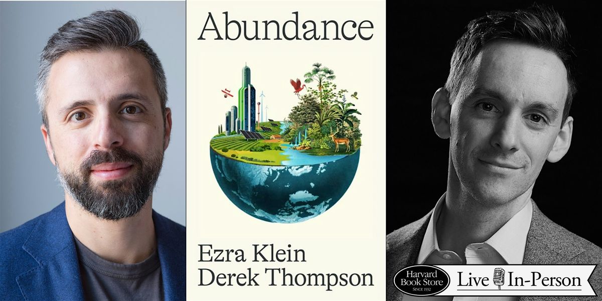 Ezra Klein and Derek Thompson at First Parish Church