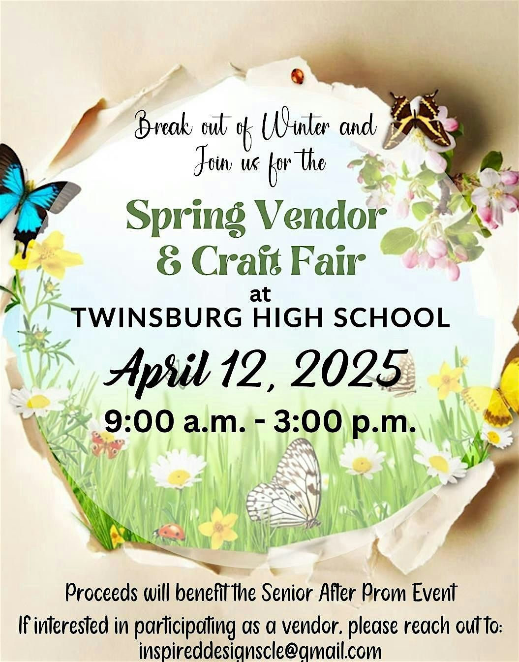 Twinsburg High School Spring Vendor and Craft Fair 2025