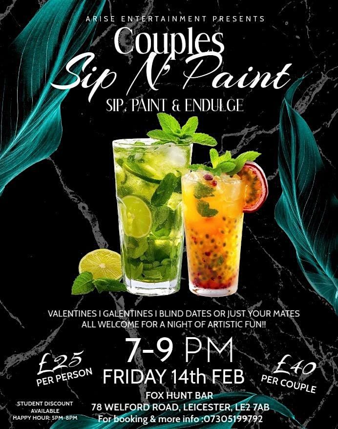 Couple\u2019s Sip N Paint