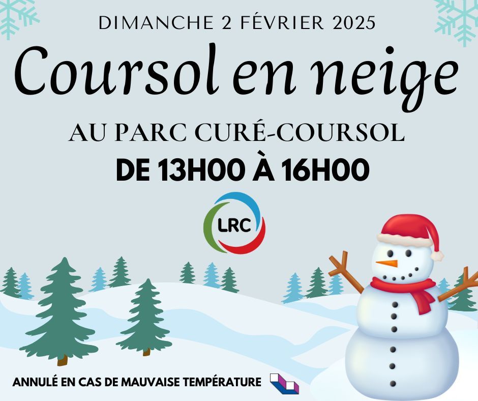 Coursol en neige 2025