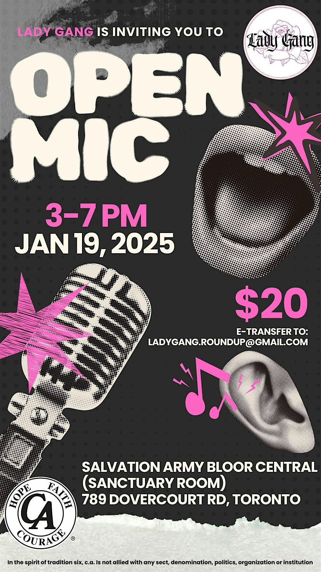 Lady Gang's Open Mic