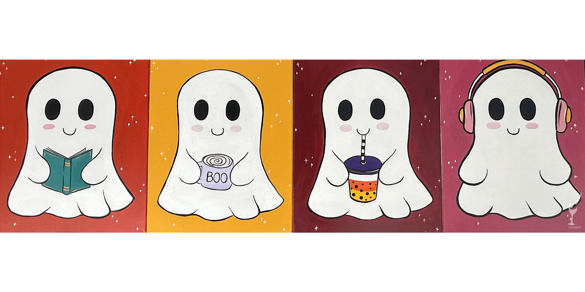 Adorable Ghostie - Paint and Sip in Denver | Classpop!\u2122