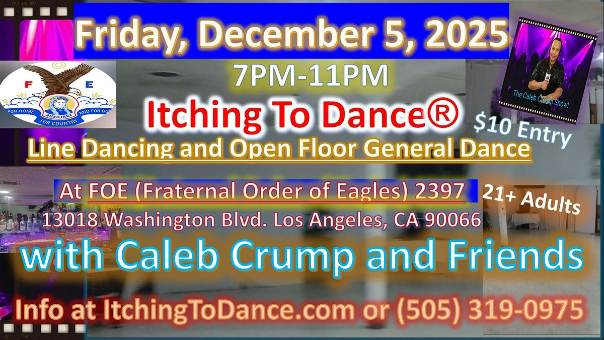 Line & General Dancing at Fraternal Order of Eagles Fri, Dec 5, 2025,6PM-8