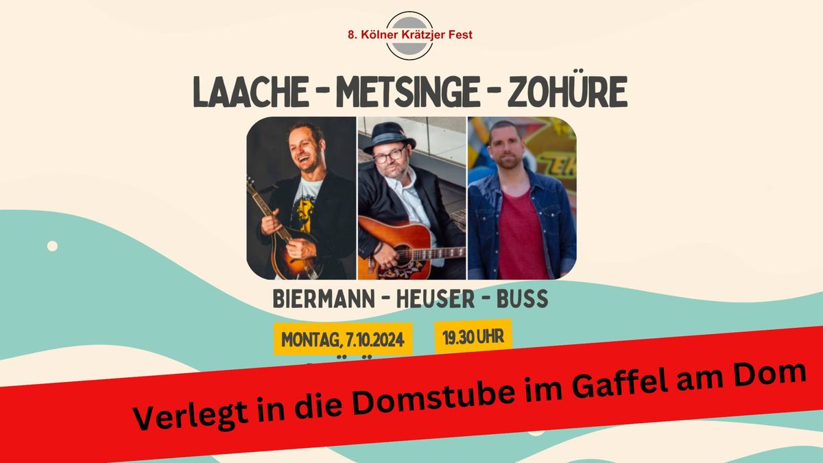 Biermann - Heuser - Bu\u00df: Laache - metsinge - zoh\u00fcre (Neuer Ort!)