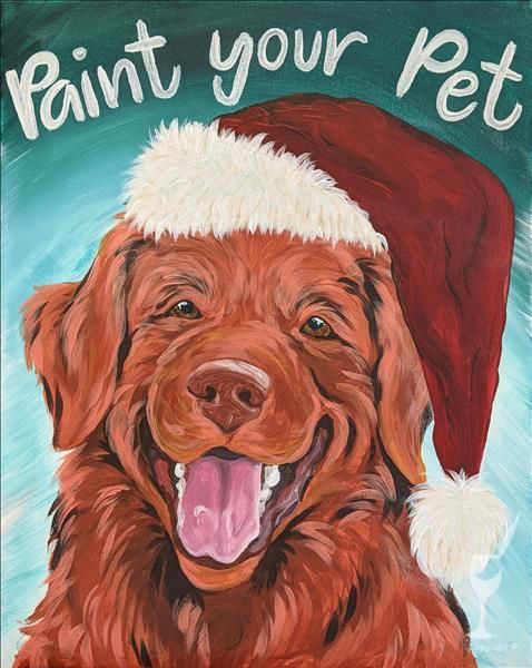 PAINT YOUR PET ~ WE SKETCH YOU PAINT ~ aRTIST GUIDED