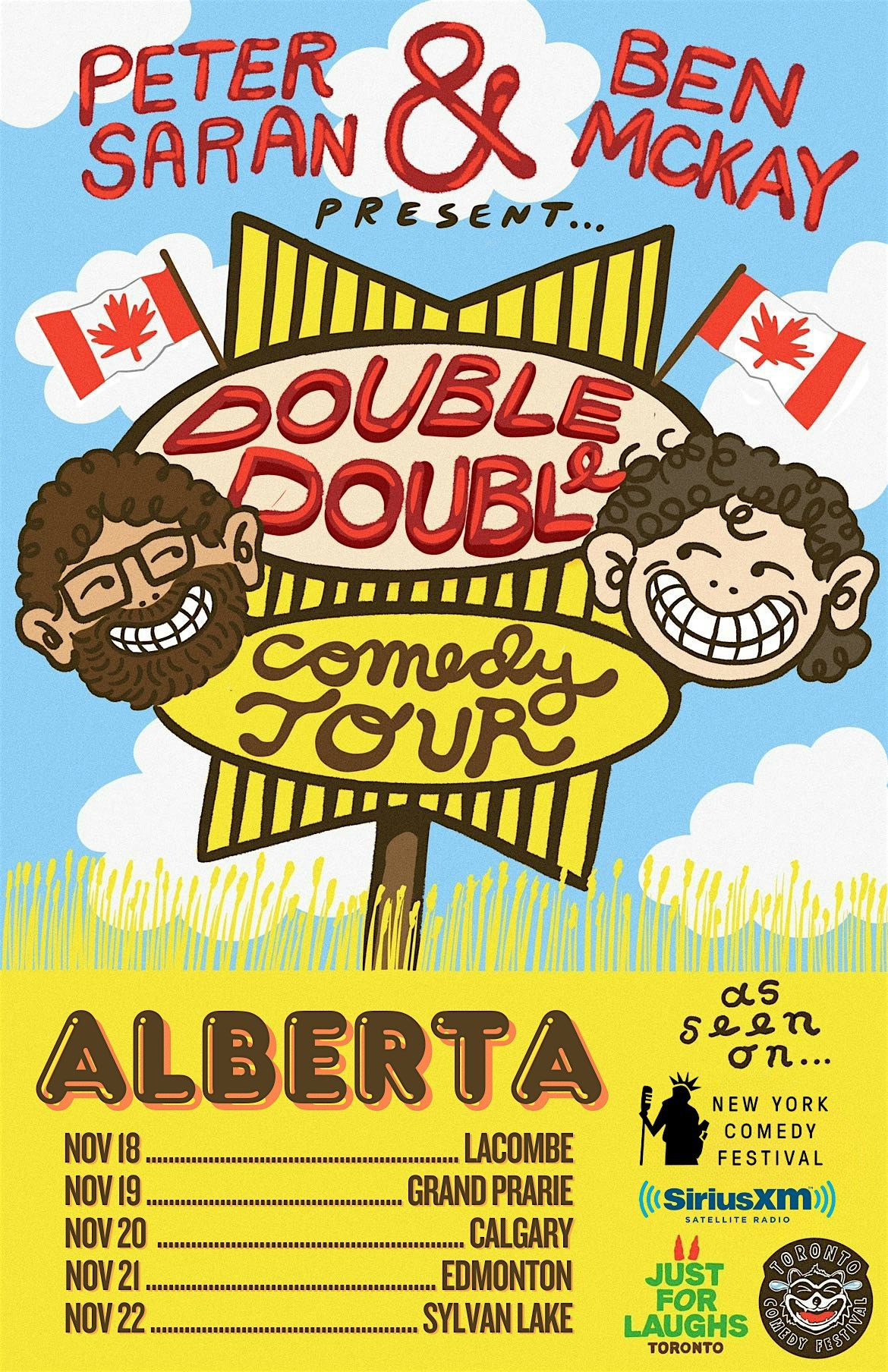 Double Double Comedy Tour LIVE in Calgary!