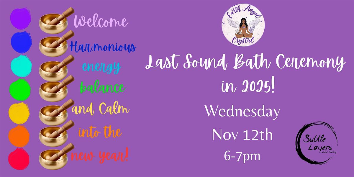 In-Store Sound Bath Ceremony at Earth Angel Crystal