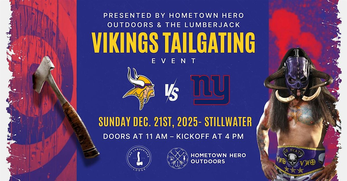 Tailgating for a Cause - Vikings vs. Giants Tailgate