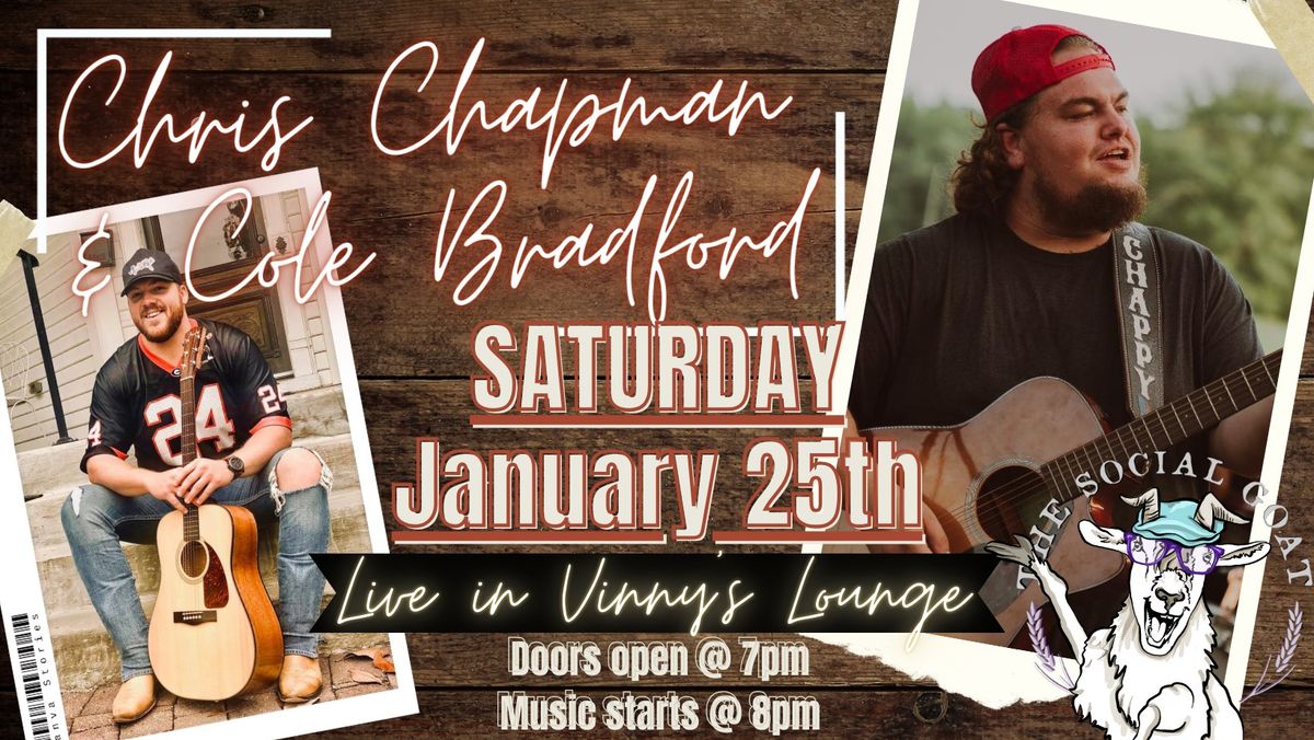 Chris Chapman & Cole Bradford Live in Vinny's Lounge