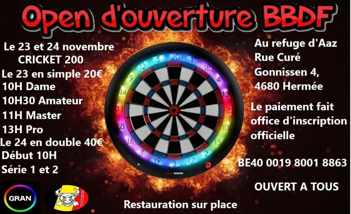 Open d'ouverture BBDF